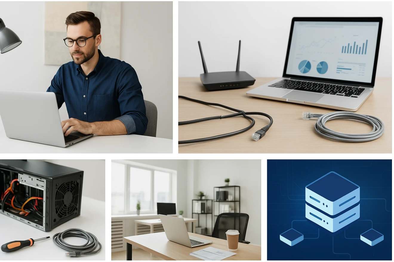 Комплексный IT-аутсорсинг для офисной компании без внутреннего специалиста